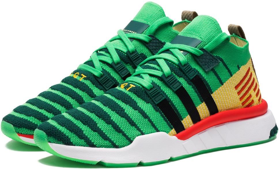 dragonball z eqt support mid adv primeknit shoes