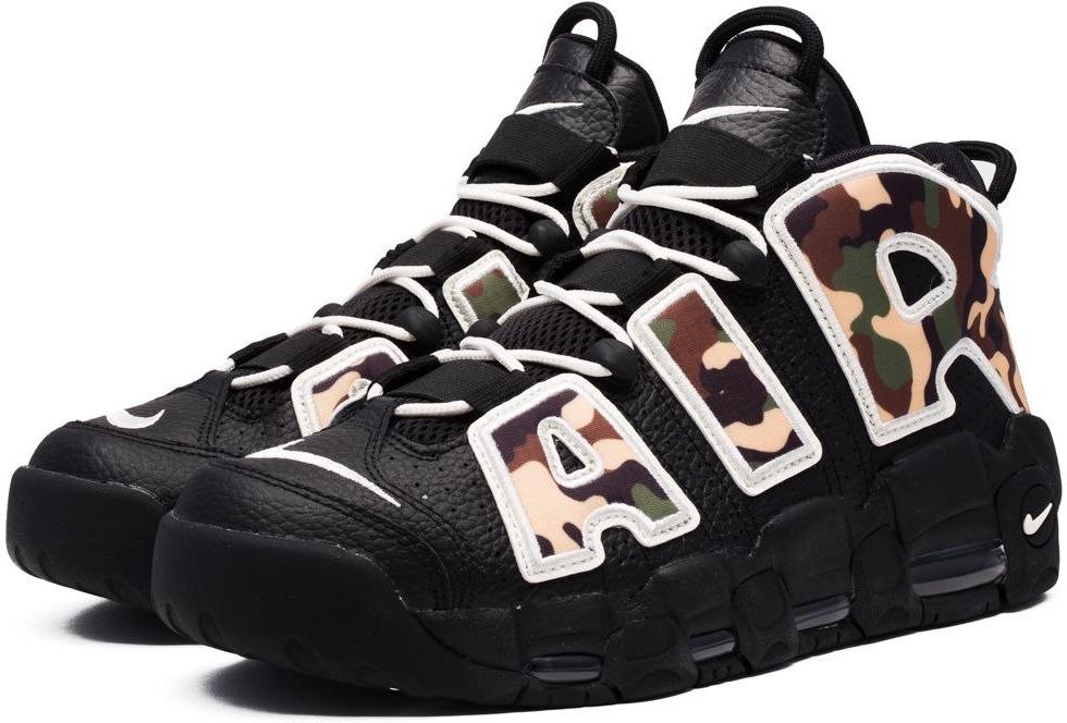 Buty Nike Air More Uptempo '96 QS Black/Camo (CJ6122-001) - Ceny i