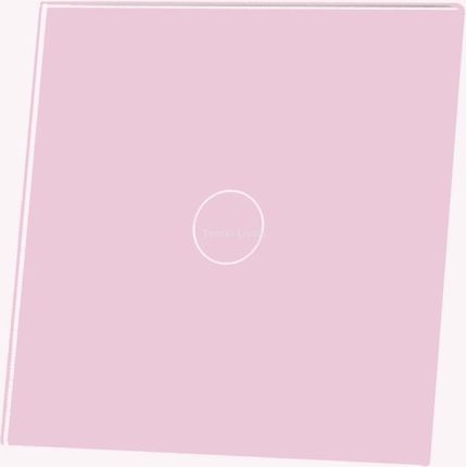 Livolo Pojedynczy Różowy Panel Szklany (70167)