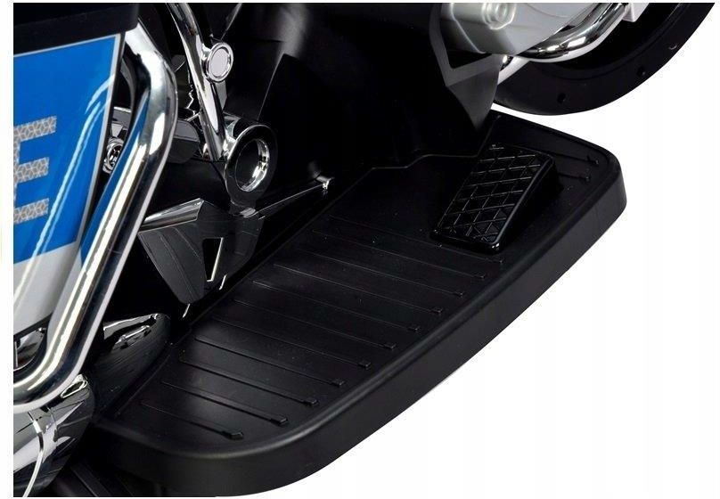 Leantoys Motor Na Akumulator Bmw R1200 Policja Srebrny - zdjęcie 1 Leantoys Motor Na Akumulator Bmw R1200 Policja Srebrny