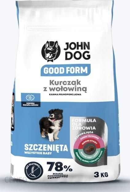 John Dog Good Form Kurczak Z Wołowiną Szczeniak Małe Rasy 3kg