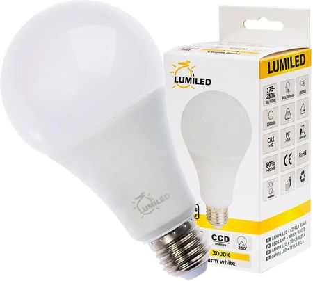 Lumiled Żarówka Led E27 18W = 180W 1740Lm Ciepła 3000K 260° (5902686621669)