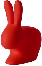 Zdjęcie Qeeboo Krzesło Dziecięce Rabbit Chair Baby Czerwone - Nekla