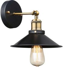 Globo Kinkiet Lenius Industrialna Metalowa Czarna (15053W)