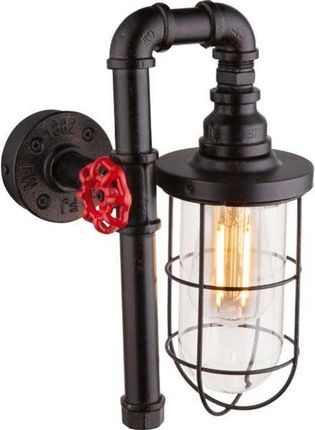 Globo Lampa Bayuda Metalowa Industrialny Rury Drut Czarny (43000W)