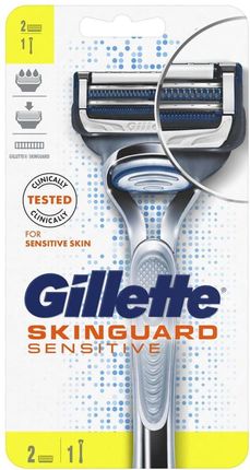 Gillette Skinguard Maszynka Do Golenia + 2 Ostrza Do Maszynki