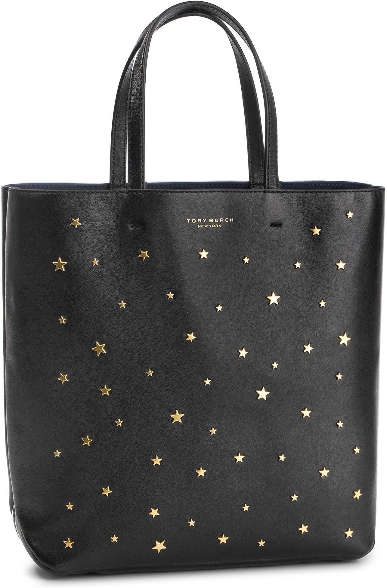 Torebka TORY BURCH - Star Stud Small Tote 51081 Black 001 - Ceny i opinie -  