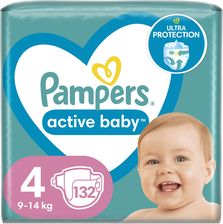 Zdjęcie Pampers Active Baby rozmiar 4, 132 szt. 9kg-14kg - Rabka-Zdrój