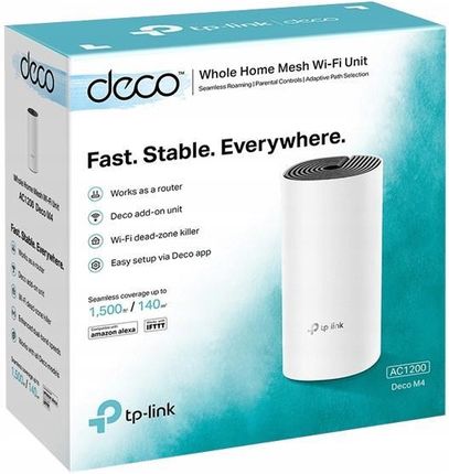 TP-Link Deco M4(1-pack) AC1200 Whole Home Mesh Wi-Fi System - CPL Online