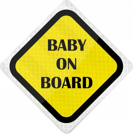 Odblaskowy Magnes Na Samochód Baby On Board