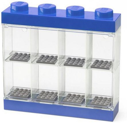 LEGO Minifigure Display Case 8 4 Knob Bright Blue 40650005