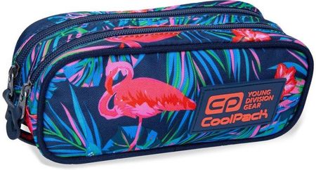 Coolpack Piórnik szkolny dwukomorowy Clever Pink Flamingo 41487CP nr B65126