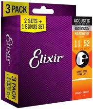 Zdjęcie Elixir 16538 Custom Light Bronze Nanoweb (11-52) Pack2+1 - Nasielsk