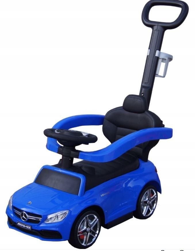 Joy4kids Jezdzik Pchacz Mercedes C63 Amg Coupe Niebieski Ceny I Opinie Ceneo Pl