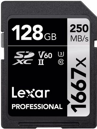 Lexar SDXC Professional 128GB 250MB/s V60 19307
