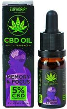 Euphoria CBD 5% Memory & Focus z terpenami 10 ml (EUFCBD5MI)