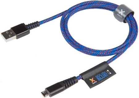 XTORM Kabel USB - microUSB Solid Blue 1m