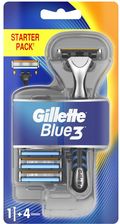 Zdjęcie Gillette Blue3 Rączka Maszynki Do Golenia + Ostrza Wymienne 4Szt - Kołobrzeg