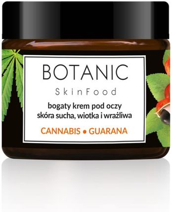 Botanic Skinfood Bogaty Krem Pod Oczy Cannabis + Guarana 30ml