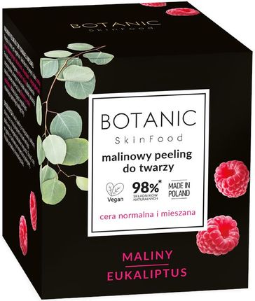 Botanic Skinfood Malinowy Peeling Do Twarzy Maliny + Eukaliptus 50 ml