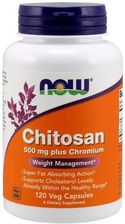 Zdjęcie Now Foods Chitosan 500 mg with Chromium 120 kaps. - Nowogrodziec