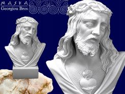 Zdjęcie Jezus -alabaster grecki Maska - Dobre Miasto