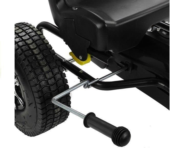Leantoys Gokart Czarny Monster Na Pedały Szerokie Pompowane Koła - zdjęcie 2 Leantoys Gokart Czarny Monster Na Pedały Szerokie Pompowane Koła