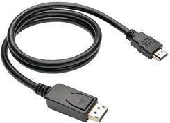 C-Tech DisplayPort/HDMI, 1 m, czarny CB-DP-HDMI-10