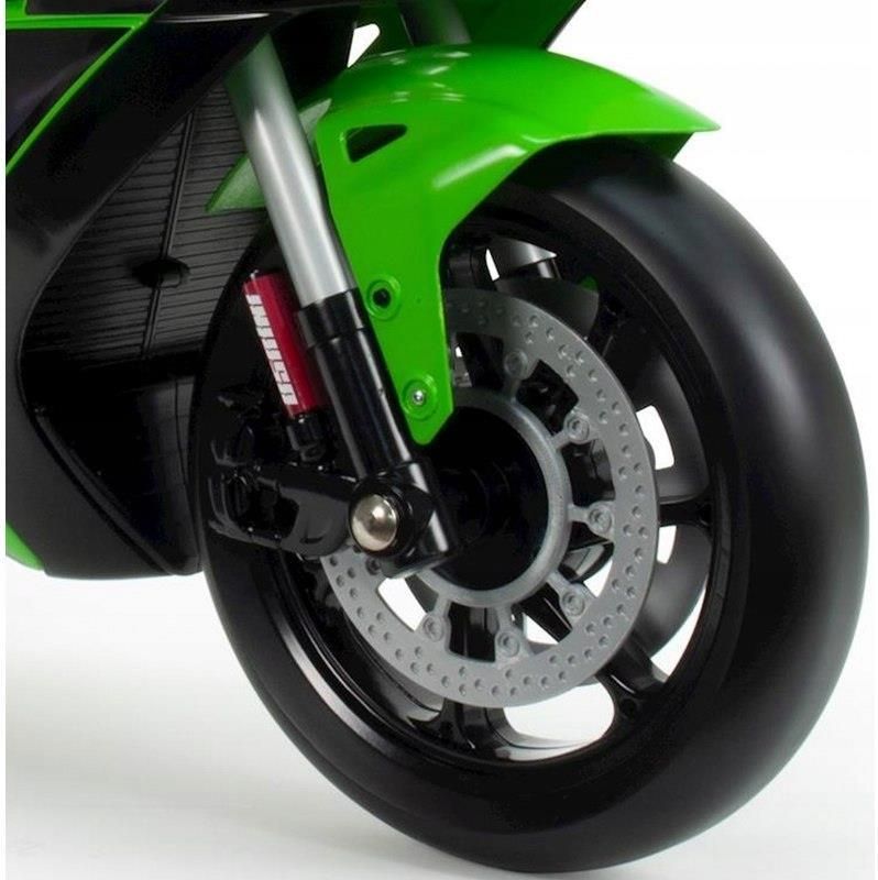 Injusa Kawasaki Motor Elektryczny Na Akumulator 12V Mp3 Światło Zielony - zdjęcie 4 Injusa Kawasaki Motor Elektryczny Na Akumulator 12V Mp3 Światło Zielony