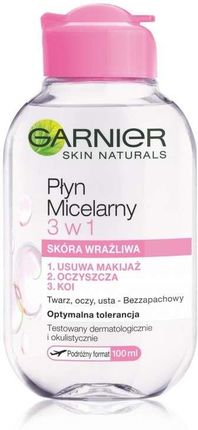 Garnier Skin Naturals Płyn Micelarny 3w1 dla skóry wrażliwej 100 ml
