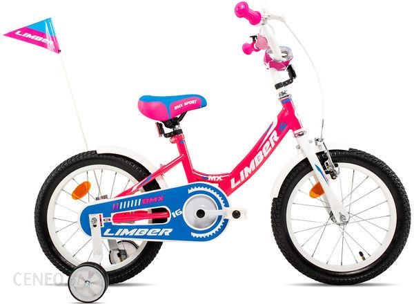  Limber Rower Dziecięcy Girl Różowo-Biało-Niebieski