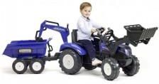 Zdjęcie Falk Traktor Na Pedały New Holland Z Przyczepą Oraz Łyżką I Koparką - Mikołów