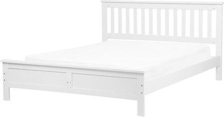 Łóżko - Drewno - Biały 160x200