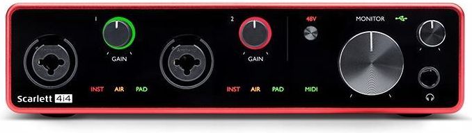 Focusrite Scarlett 4i4 3rd Gen - zdjęcie 3 Focusrite Scarlett 4i4 3rd Gen