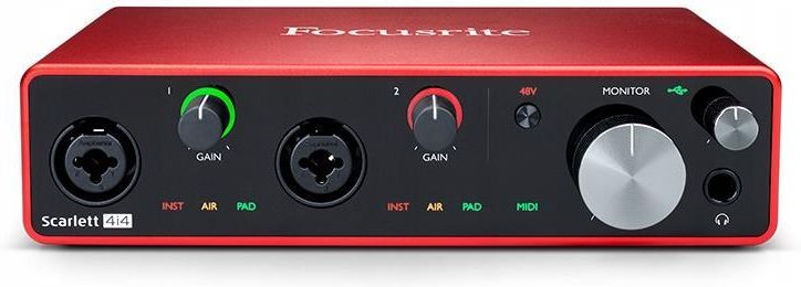 Focusrite Scarlett 4i4 3rd Gen - zdjęcie 4 Focusrite Scarlett 4i4 3rd Gen