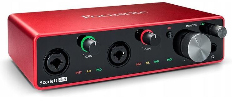 Focusrite Scarlett 4i4 3rd Gen - zdjęcie 6 Focusrite Scarlett 4i4 3rd Gen