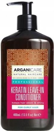 Arganicare Keratin Leave In Odżywka Włosy Kręcone 400 ml