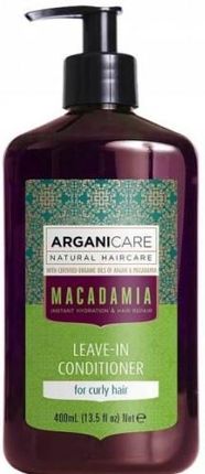 Arganicare Macadamia Leave In Odżywka Włos Kręcone 400 ml