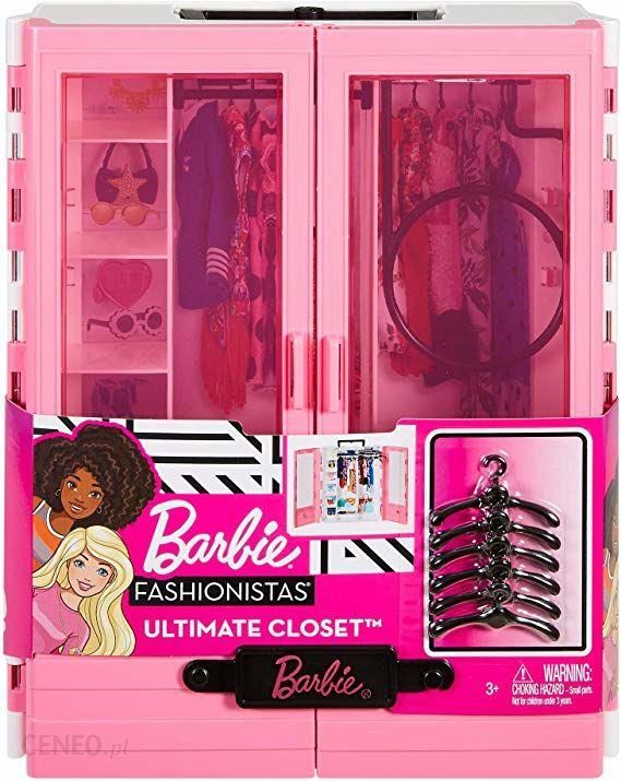 Barbie Fashionistas Modna szafa na ubranka dla lalki GBK11
