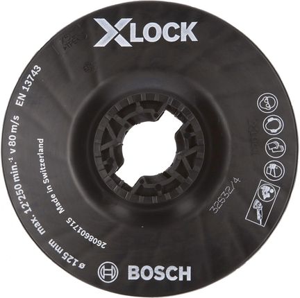 Bosch Talerz Oporowy Z Systemem X-Lock Średni 125Mm 2608601715