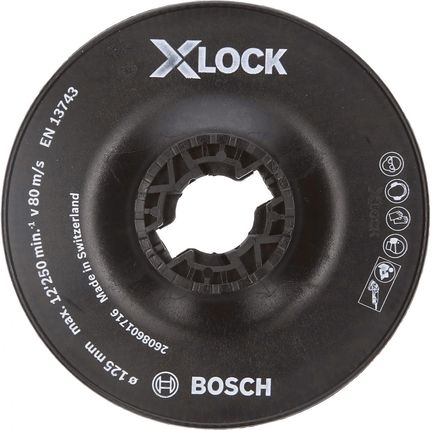 Bosch Talerz Oporowy Z Systemem X-Lock Twardy 125Mm 2608601716