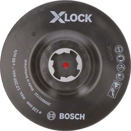 Bosch Talerz Oporowy Z Systemem X-Lock Na Rzepy 125Mm 2608601722
