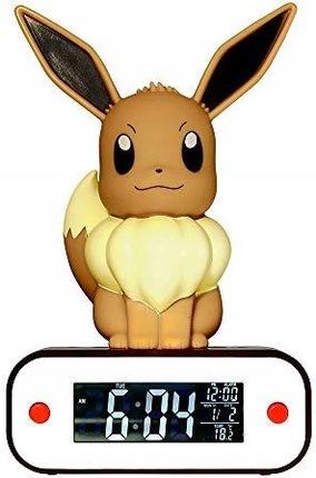 Teknofun Pokemon Evee budzik z lampką Led