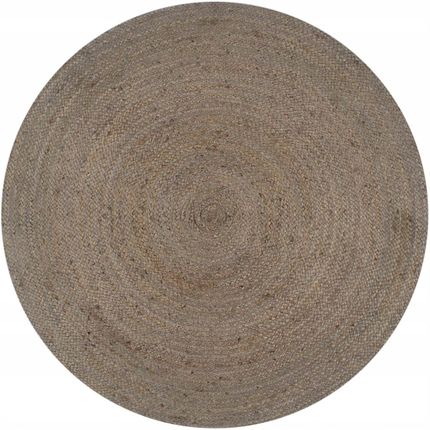 Ręcznie wykonany dywanik z juty, okrągły, 120 cm,