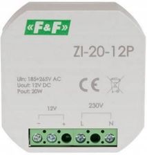 F&F Zasilacz impulsowy dopuszkowy ZI2012P 1402127 - Pozostałe akcesoria do oświetlenia
