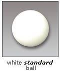 S R L Piłeczka Garlando 33,1Mm 17G Kolor Biały
