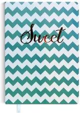 Zdjęcie Notes a5 w geometryczne wzory w kratkę - Warta