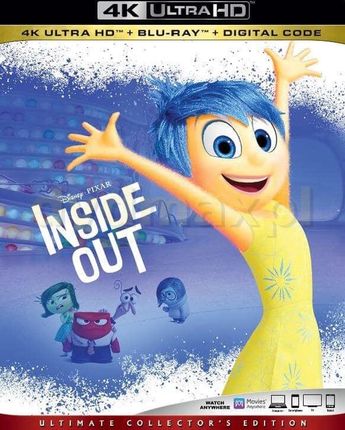 Inside Out (W głowie się nie mieści) (Disney) [Blu-Ray 4K]+[Blu-Ray]