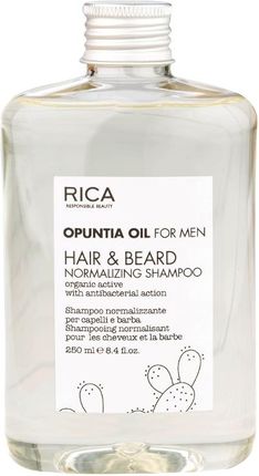 Rica Opuntia Oil For Men Hair&Beard Normalizing Szampon Nawilżający Do Włosów I Brody 250Ml