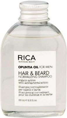 Rica Opuntia Oil For Men Hair&Beard Normalizing Szampon Nawilżający Do Włosów I Brody 65Ml